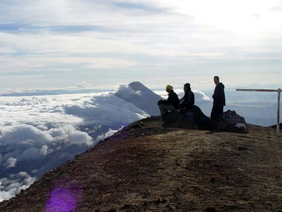 1 Day Acatenango Volcano Hike from Antigua - The final scree climb to Acatenango’s summit