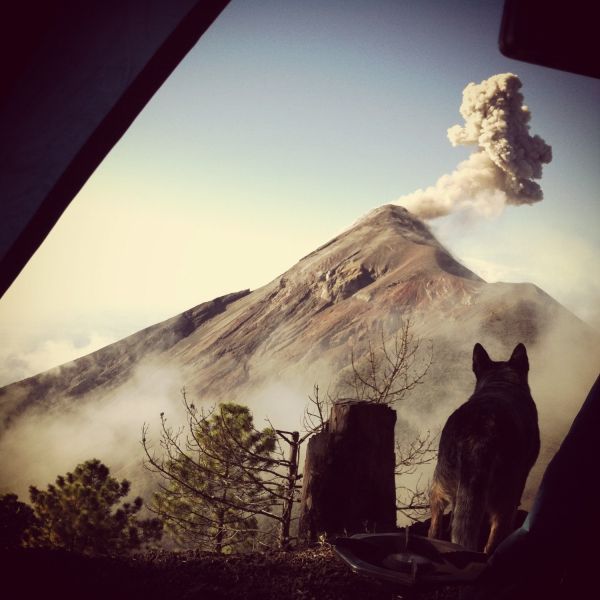 Acatenango Volcano 2-Day Hike - Farm fields provide a steep opening