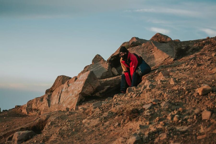 Antigua: 2-Day Acatenango Volcano Hike w/Local Guide & Meals - Basecamp cabins and nighttime Fuego views