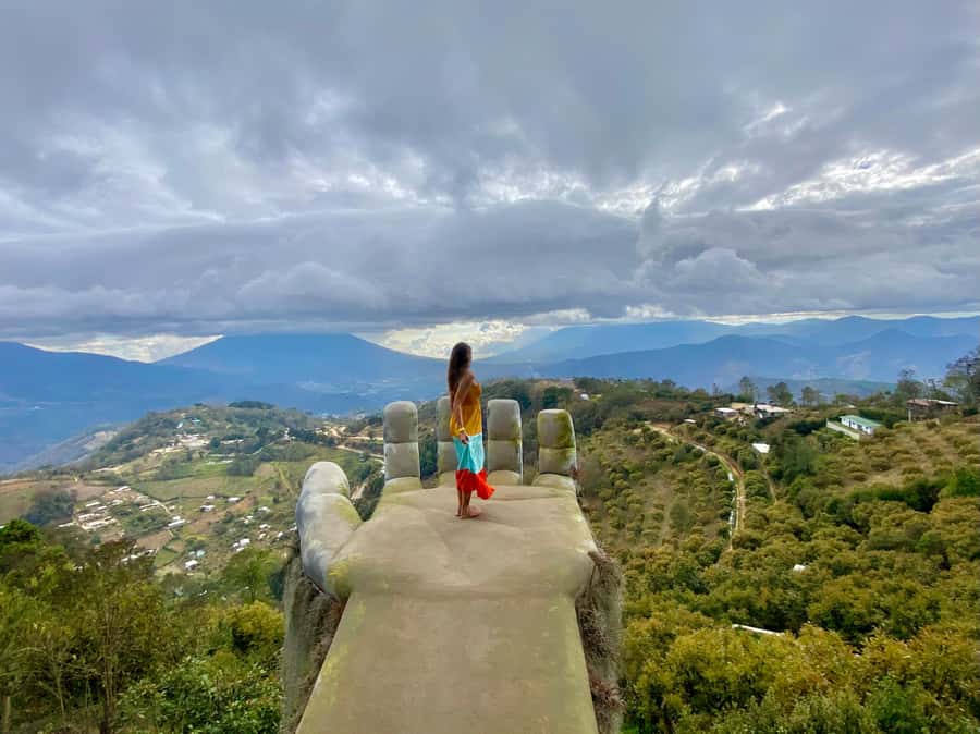 Antigua: Altamira and Hobbitenango Movie Themed Parks Tour - Altamira’s wooden giants and oversized hands