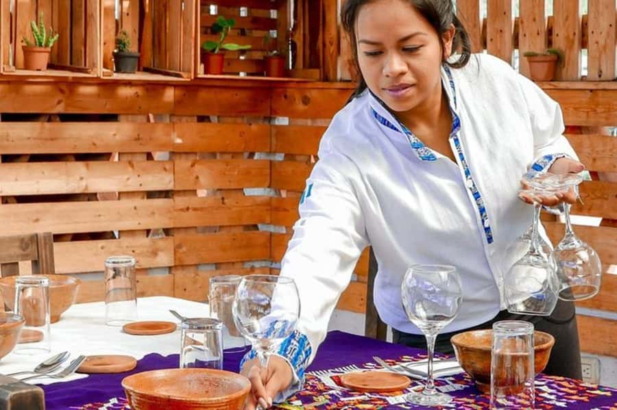 Antigua: Authentic Guatemalan Cooking Class - Lunch on the rooftop with Agua Volcano views