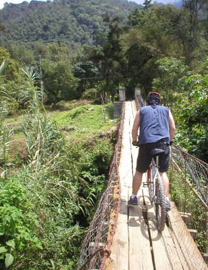 Antigua Half-Day Lost Cities of the Almolonga Bike Tour - Riding from city streets into rural Guatemala
