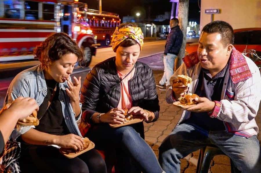 Antigua Local: Evening Street Food Tour with Dinner - First stop at Floreventos and Búfalos