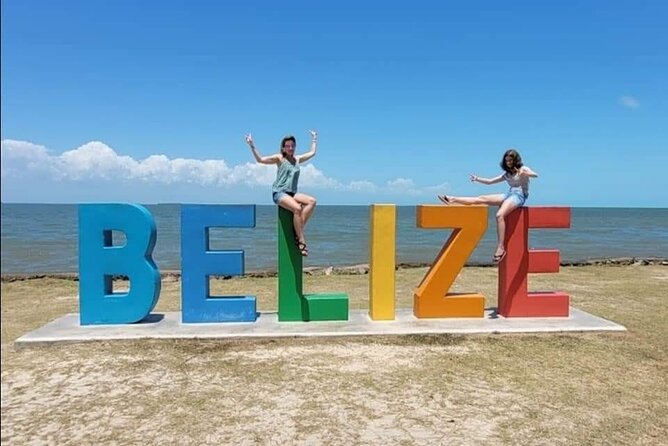 Bus transfer from Flores, Guatemala to Belize City - Changing buses at the border