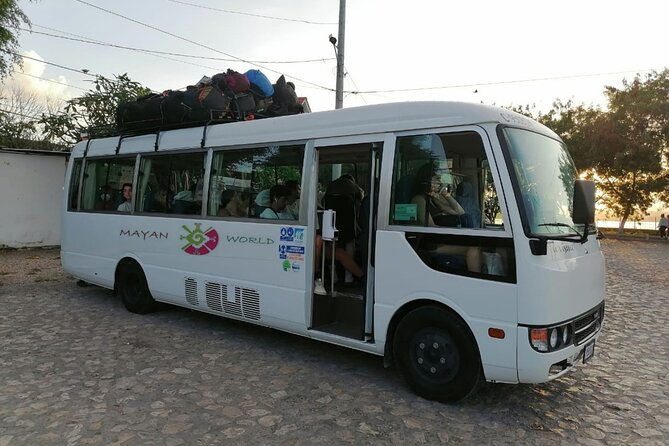 Bus transfer from Flores, Guatemala to Belize City - Leaving Flores at 6:00 am