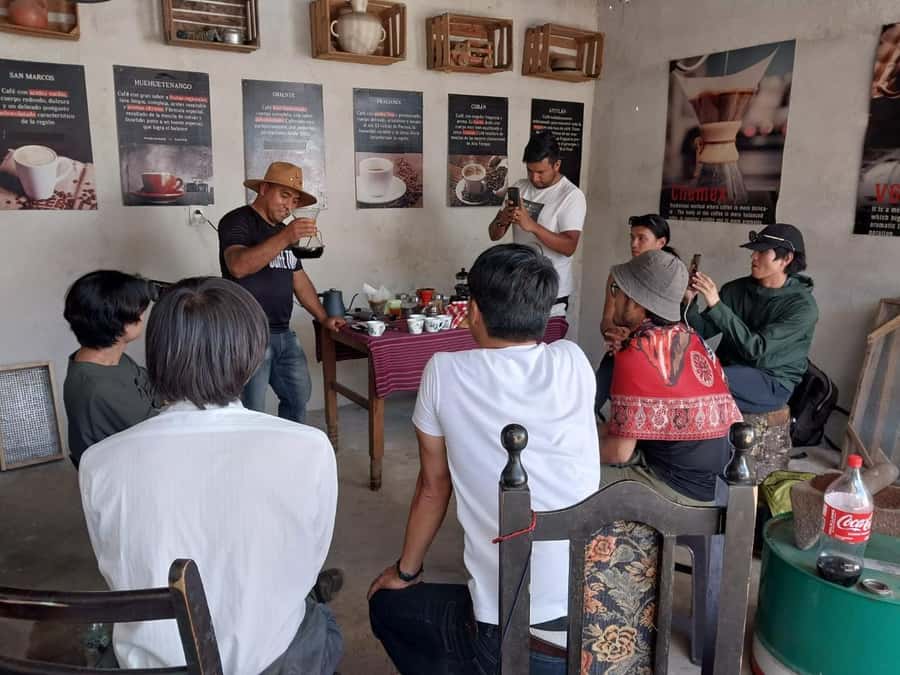 Coffee farm experience - Leaving Antigua for Ciudad Vieja