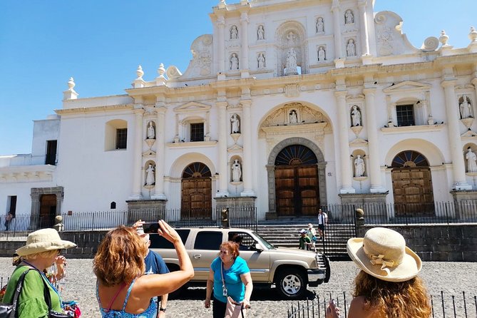 Colonial Antigua Guatemala walking tour & Hot Springs from Guatemala City - La Merced and Antigua’s church architecture
