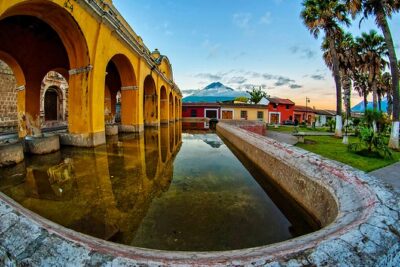 Colonial Antigua Guatemala walking tour & Hot Springs from Guatemala City