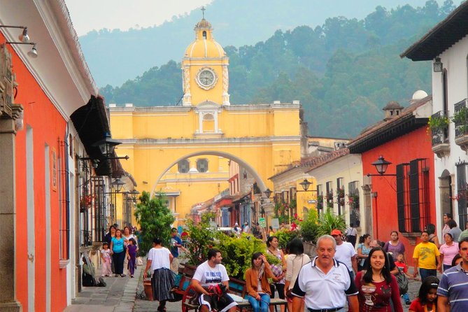 Colonial Antigua Guatemala walking tour & Hot Springs from Guatemala City - Central Park, fountains, and colonial city planning