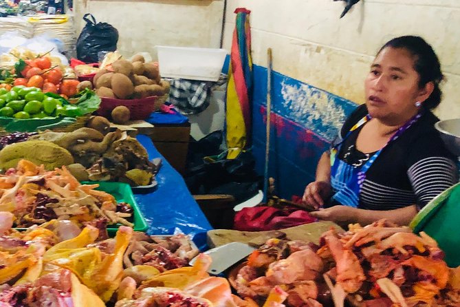 Combo Walking and Market Tour - Sitting down for lunch after the market