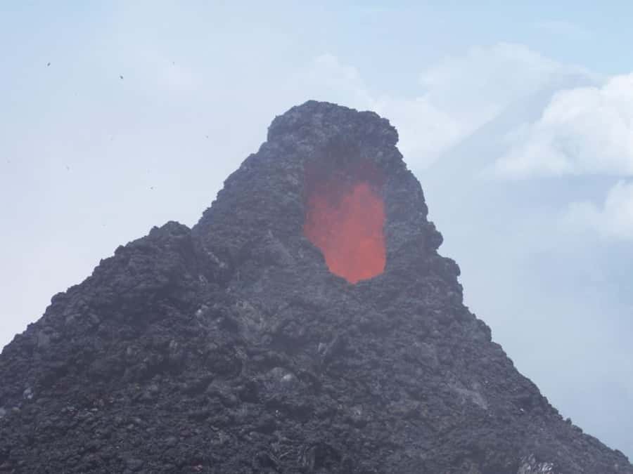 From Antigua: Pacaya Volcano Day Hike - Crossing the black lava fields near the caldera