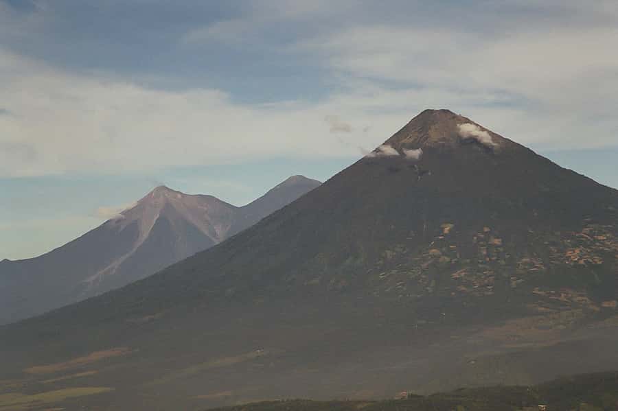 From Antigua: Pacaya Volcano Trek - Leaving Antigua in a shared minivan