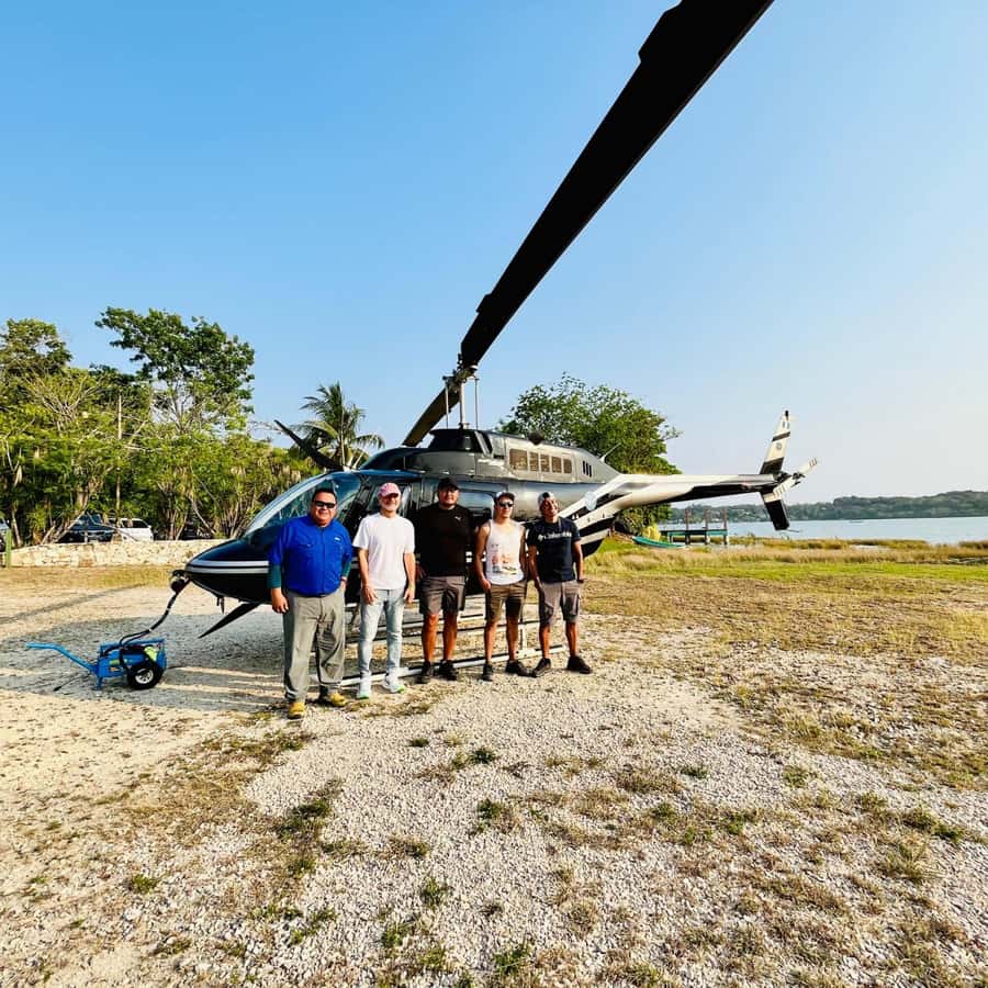 From Flores: La Danta & El Mirador Day Tour by Helicopter - The 35-minute flight from Flores