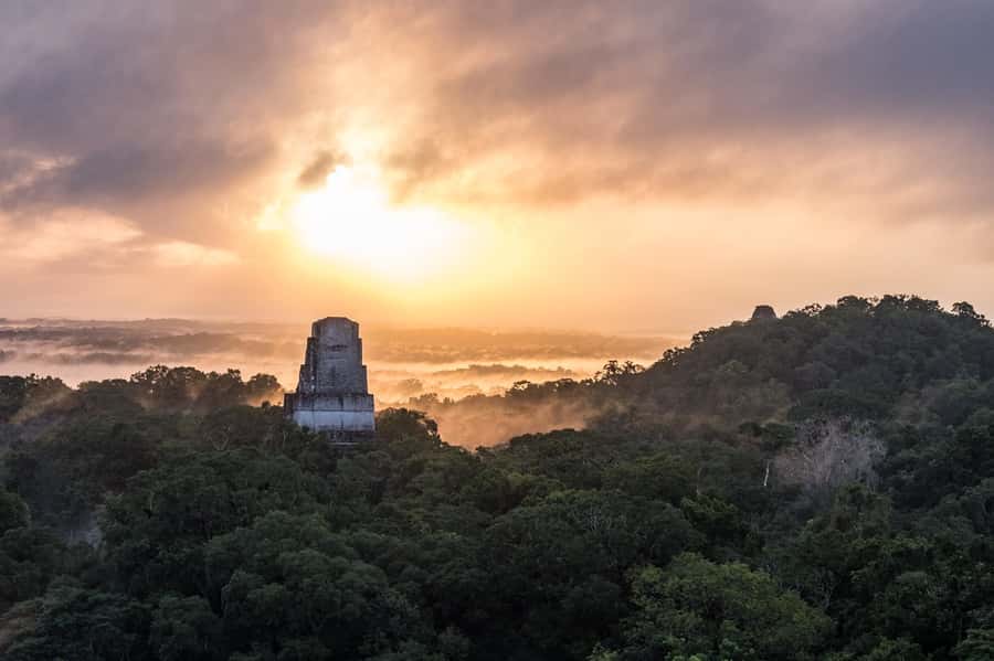 From Flores: Tikal Ruins Sunrise Guided Tour - The return ride and the seven-hour schedule