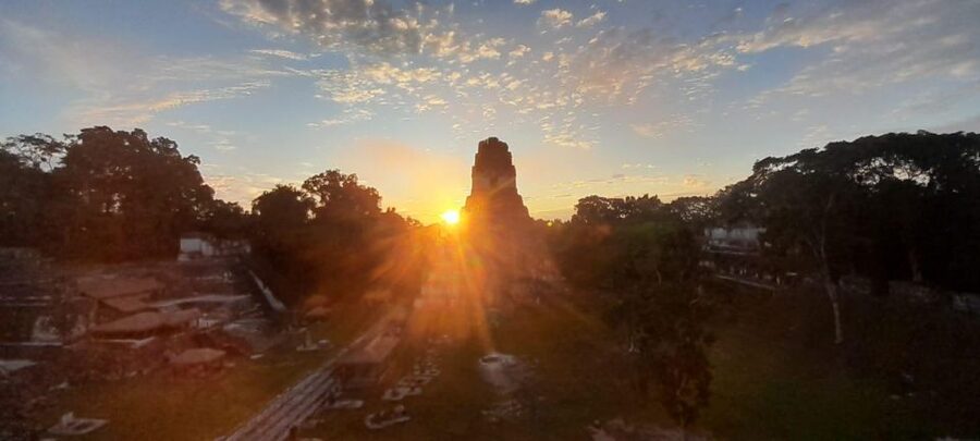 From Flores: Tikal Sunrise Archaeological Tour - Walking through Tikal’s ceremonial center