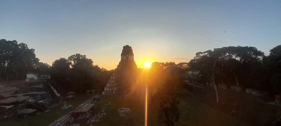 From Flores: Tikal Sunset Tour - The ride back to Flores