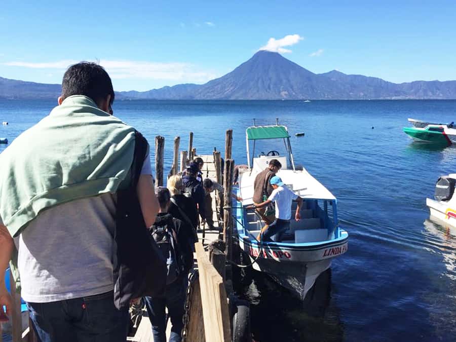From Guatemala City: Lake Atitlan Full-Day Tour - The boat ride and the three volcanoes