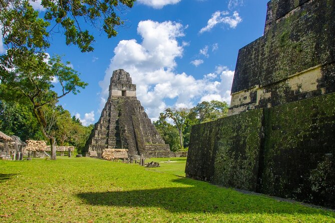Full-Day Shared Tour to Tikal from Flores Peten with Lunch - Entering Tikal National Park and reaching the first pyramid