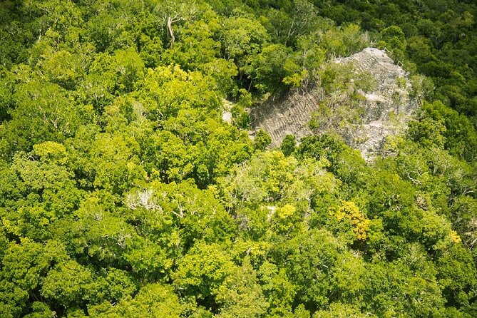 Helicopter Tour El Mirador La Danta From Flores - Arriving at one of the oldest Maya cities