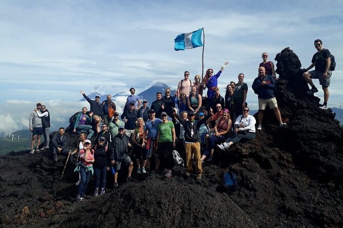 Hike to Pacaya Volcano from Antigua - The steep first section through forest and volcanic ground