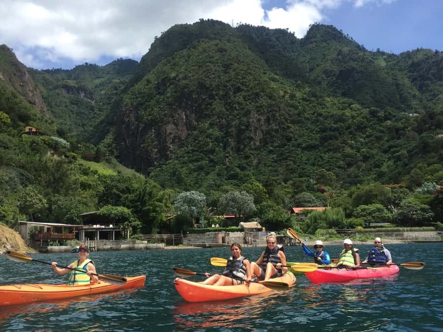 Kayak Hike Adventure. Visit Tzununa, Jaibalito, Santa Cruz - Starting at the Los Elementos Adventure Center
