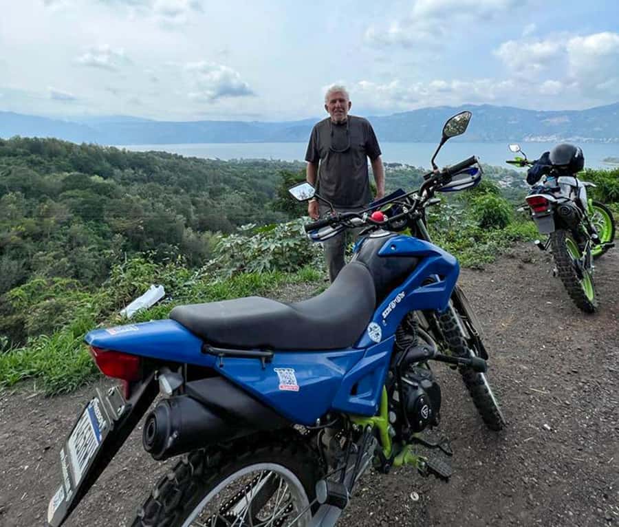 Lake Atitlán Motorcycle Adventure - Lunch near the water in Santiago Atitlán