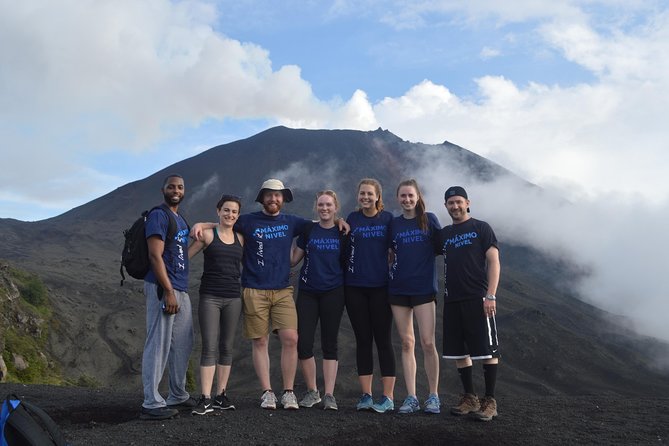 Pacaya Volcano Overnight Tour from Antigua - Setting up camp near the summit