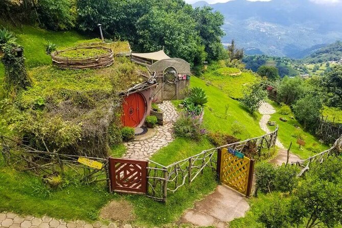 Private Tour to Hobbitenango by Mule and Buggy - Arriving at Hobbitenango