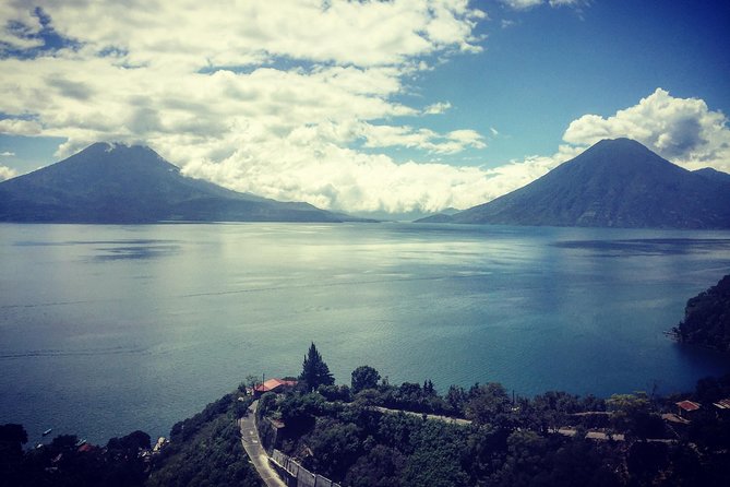 Shared shuttle - between Antigua and Panajachel, Lake Atitlan - Leaving Antigua by shared van