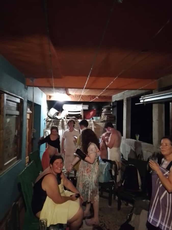 Temazcal sauna and dinner experience, cultural sharing - Sharing stories after the meal