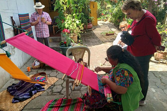Textile tour from Puerto Quetzal - San Antonio Aguas Calientes and Doña Carolina’s textiles