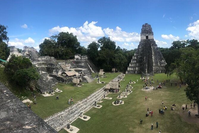 Tikal Private Day Tour Maya Adventure from Flores - Twin Pyramid Complex Q and the first climb