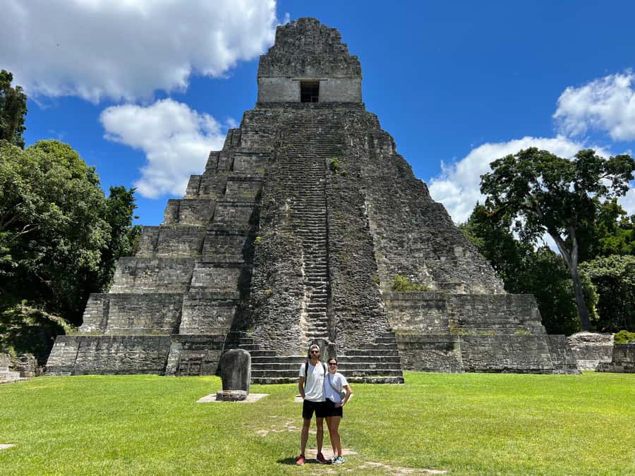 Tikal Sunset, Archeological focus and Wildlife Spotting - Seven Temples Square and the number thirteen