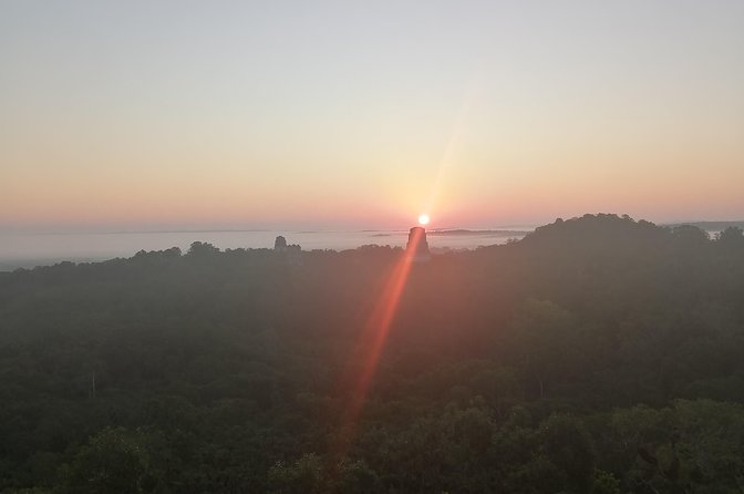 Tikal VIP Private Sunrise Tour All Inclusive from Flores Guate - Reaching Temple IV before sunrise