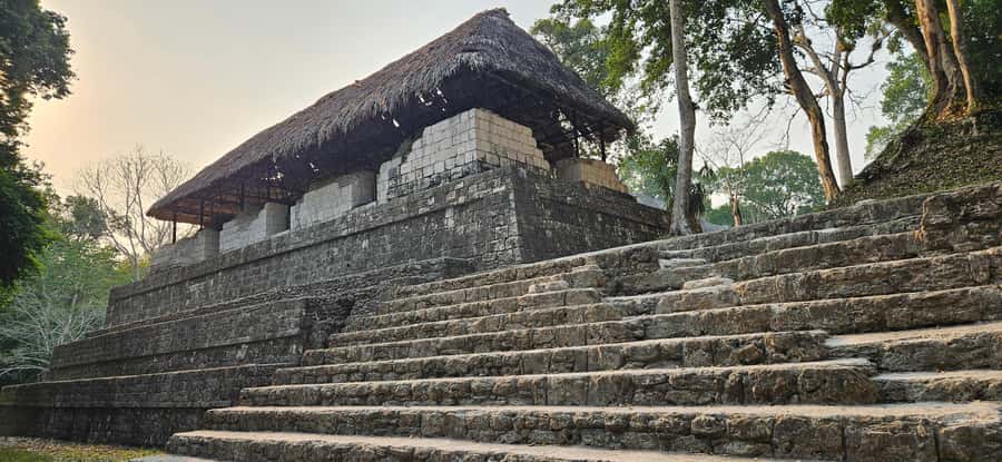 Yaxha at sunset with transportation, guide plus entrance - Three Hours Among Temples And Causeways