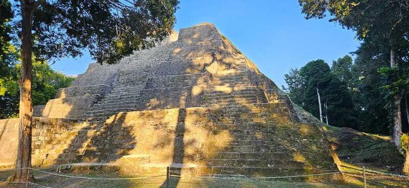 Yaxha at sunset with transportation, guide plus entrance - How The Shared Van Affects The Experience